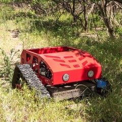 Gasoline remote control lawn mower self-propelled suitable for complex terrain