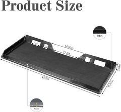 NEW Universal Quick Tach Mount Plate Attachment 1/4″ Thick Skid Steer Loader