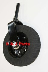 Tail Wheel Assembly 15″-1 1/2 Yoke–Cast Iron Hub-Bush Hog, Land Pride, Rhino