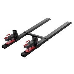VEVOR 4000 lbs Clamp on Pallet Forks 60-Inch Tractor Forks with Stabilizer Bar