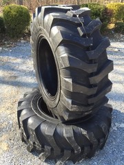 Pair of 2-17.5L-24 Forerunner QH601 Rear Backhoe Tires-12PLY-17.5Lx24
