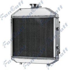 # SBA310100211 Aluminum Radiator with Cap Fit Ford 1300 Compact Tractor