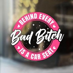 Funny Sarcastic Pink Vinyl Bumper Sticker, 8 Inches Waterproof Car Accessory for