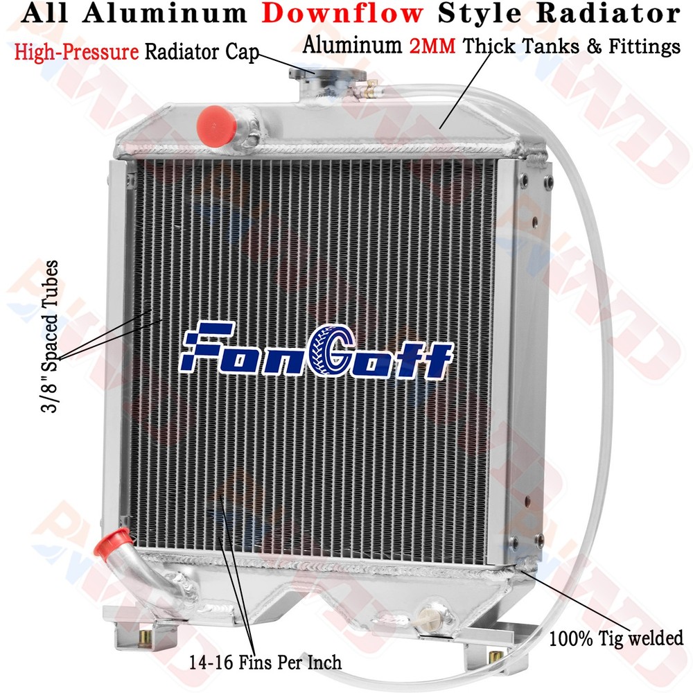 16625720602 Row Aluminum Radiator Cooler For Kubota Power Unit Model A-41