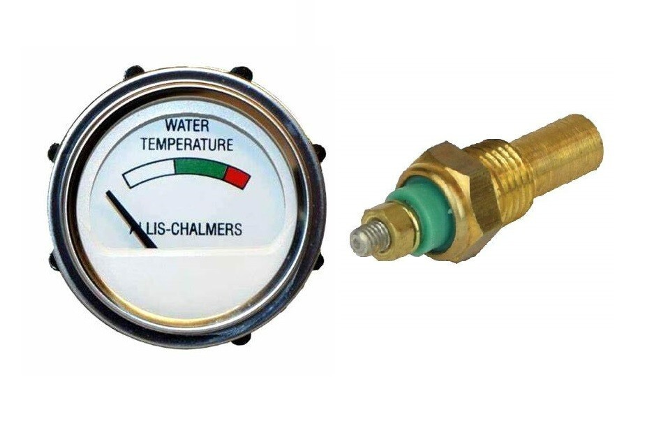 Water Temperature Gauge + Sensor Fits Allis Chalmers 180,185,190,190XT- 70240989
