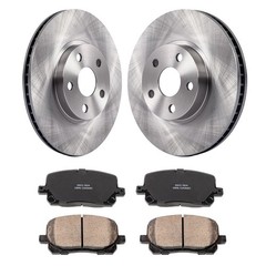 Front Brake Rotors Ceramic Pads Toyota Corolla Matrix Pontiac Vibe 2003-2008