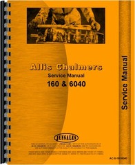 Allis Chalmers 160 6040 Tractor Service Manual (AC-S-160,6040)