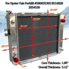 #580035305 8516828 2054530 Aluminum Radiator Fits For Hyster Yale Forklift