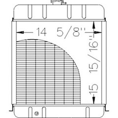 Radiator K922737 fits David Brown 780 885
