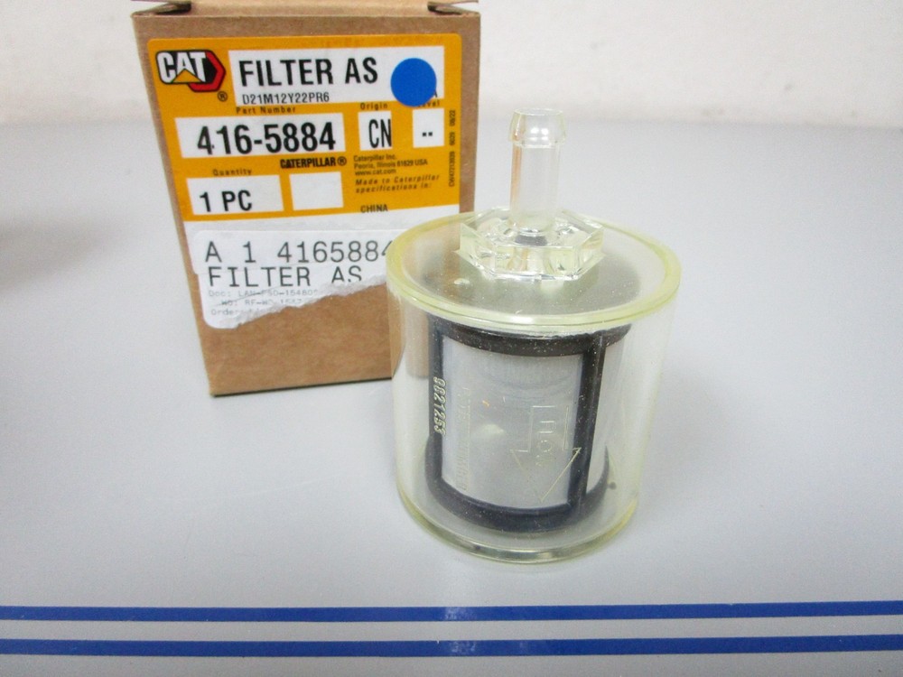 NEW OEM Cat Caterpillar 416-5884 Filter Assembly 0720