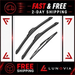 3 Wipers Set for Scion xB 2008-2015, OEM Windshield Wiper Blades