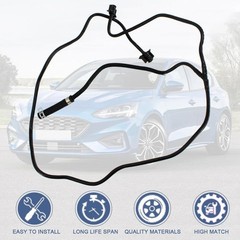 Radiator Reservoir Coolant Hose compatible with Ford Focus Black