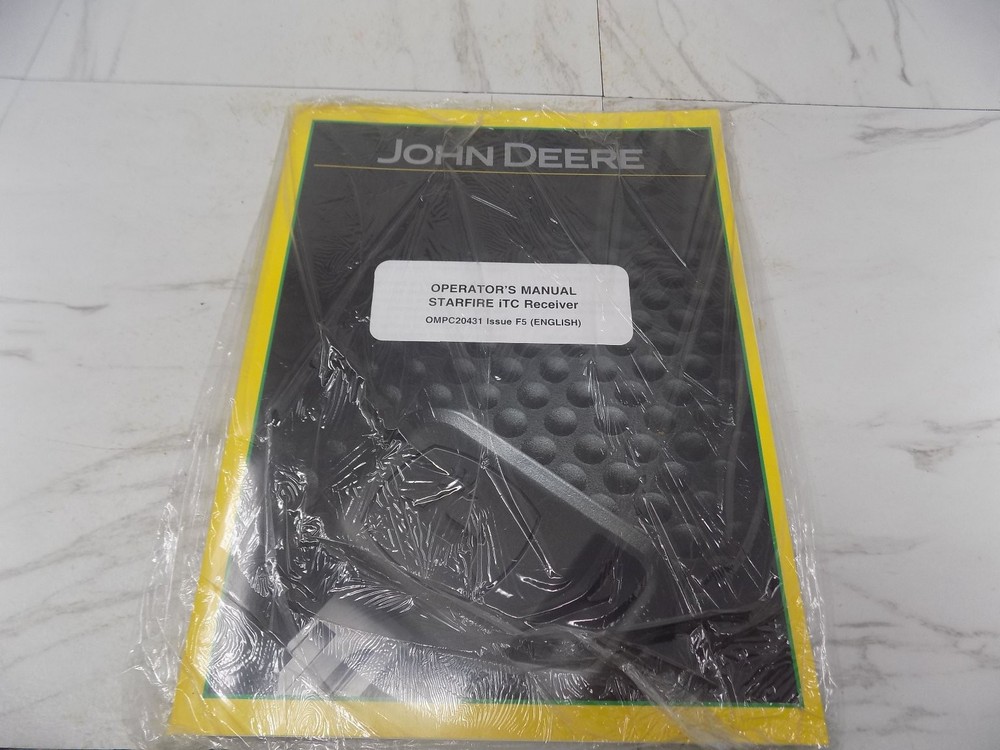 John Deere StarFire iTC Receiver Operator’s Manual OMPC20431 F5 English