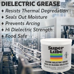 Super Lube 98003 Silicone Heat Sink, 3 oz Tube, White – Synthetic Lubricant