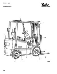 Forklift Parts Manual Fits Yale GLP050TG, GLP060TG, GP050TG, GP060TG -PAPER MANU
