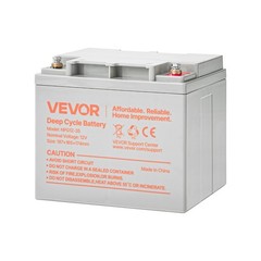 2 Pack 12V 35Ah Deep Cycle Battery, Sealed AGM Technology, Rechargeable Lead Aci