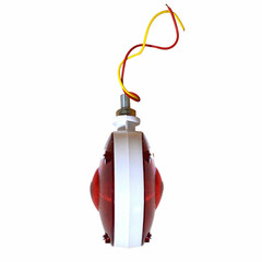 12v Fits Massey Ferguson Kubota Tractors Safety Warning Light Red and Red Lens