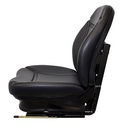 Fits Dynapac CC122 Roller Seat & Mechanical Suspension – Black Vinyl