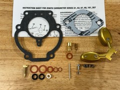 Case 870 930 940 970 Zenith basic carburetor rebuild kit with Float