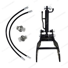 Hydraulic Thumb Clip for Mini Excavators Attachments Single Hole Metal Grab