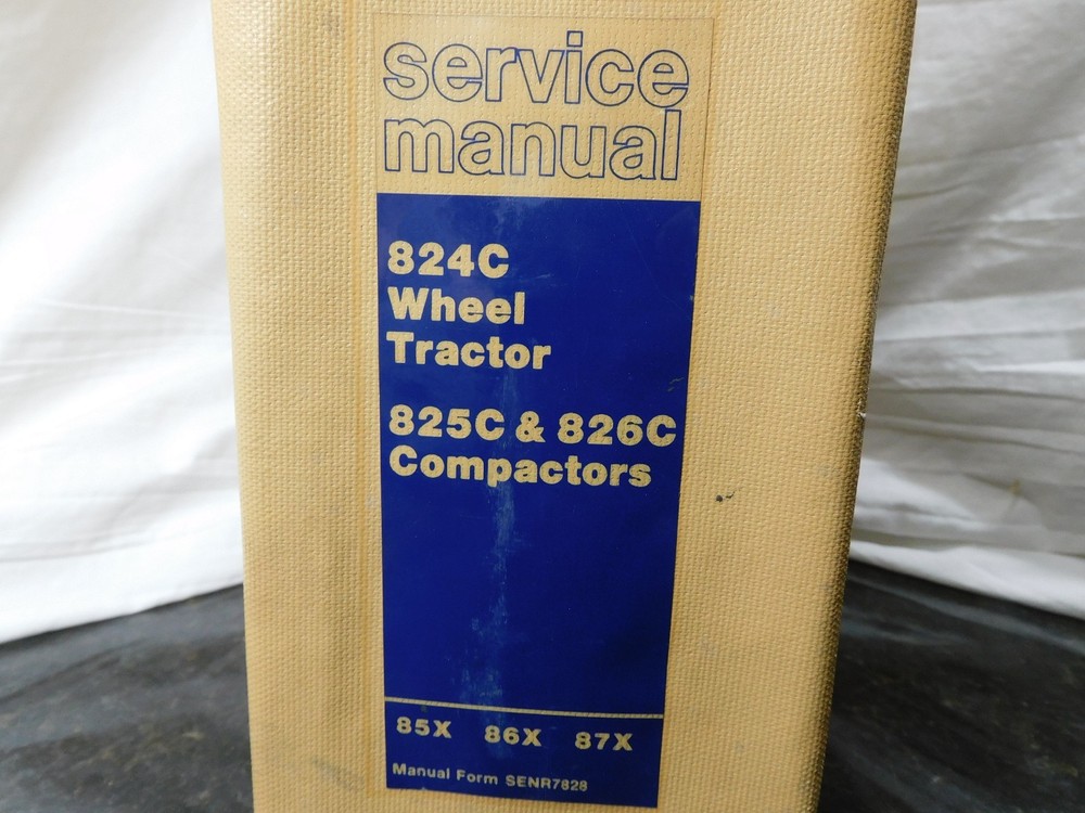 CAT Caterpillar 824C Wheel Tractor 825C & 826C Compactors Service Manual