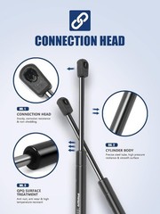 12 inch Gas Struts – 133N/30Lbs Universa Style: 30Lb/133NPattern Name: 12 Inch