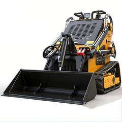 HT Mini Skid Steer Loader Tracked 13.5HP B&S EPA Gas Engine for Gardens Farming