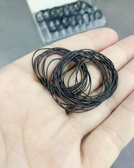 OTOPO 198PCS O Ring Watch Case Gasket Rubber Seal O Black