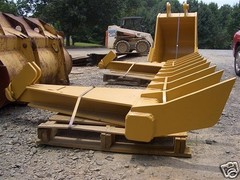 dozer blade root rake, 116″ wide, 1120 lbs AR400 steel NEW, USA Attachments