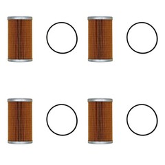 Qty 4: Fuel Filter Fits Massey Ferguson Replaces 3653390M1