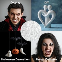 Moldable False Teeth Beads – DIY Tooth Filling Repair Kit for Vampires