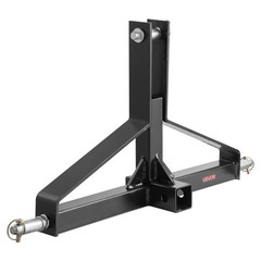 VEVOR 3 Point 2″ Receiver Trailer Hitch Category 1 Tractor Quick Hitch Drawbar