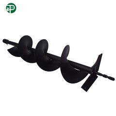 6 inch Earth Drill Bits For Gas Powered Post Fence Hole Digger Cast Steel