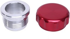 1.5inches Fuel Cap Weld On Filler Neck And Oil Tank Cap Red Color (1.5inch)