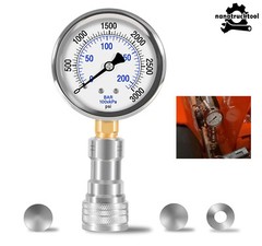 Pressure Gauge and Hydraulic Shims Kit For Kubota B Series, BX 1880, 23S Series