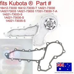 fits Kubota Water Pump L3300DT-GST L3301DT L3301H L3302H L3400DT/HST L3400F