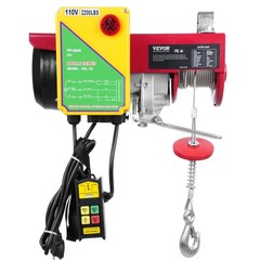 2200 lbs Wireless Attic Lift, 1600W 110V Electric Hoist with Wireless Remote Con