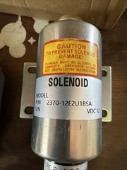 Brand New 2370-12E2U1B5A Full Throttle Solenoid for Horbart Generator JetEx-5D