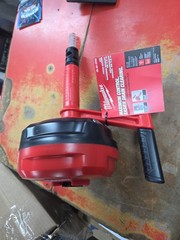 Milwaukee 48-2-5760 25′ Dual Grip Hand Auger w/ Quick Switch Cable Lock