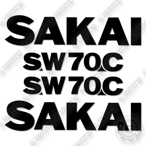 Fits Sakai SW70C Decal Kit Compactor -7 YEAR OUTDOOR 3M VINYL!