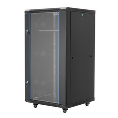 22U Network Cabinet Wall Mount, 23.6 in Depth, 300 lbs Max Load Capacity Server