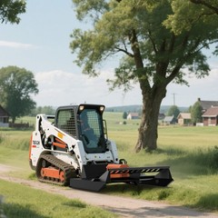 Wolverine 72 Skid Steer Brush Cutter Mower 72in Heavy Duty 2 Blades BC-13-72W .