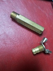 Extra Long 2″ Brass Radiator Drain Relief Valve Petcock Water Air Oil M14 x 1.5