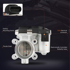 Throttle Body for Chevrolet Cruze Equinox GMC Terrain Buick 2016-2020 12671379