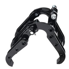 Rust Prevent Grapple for Mini Excavator 0.8-1.8T Powder Coated Black