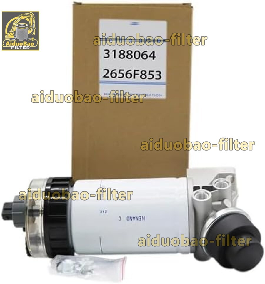 for CAT Excavator Diesel Fuel Water Separator Filter Assembly 308-7298 334-0808