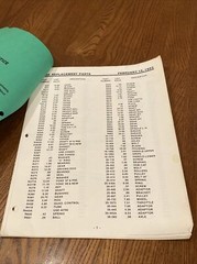VTG 1982 RUGG MOWER REPLACEMENT PARTS PRICE LIST SAILE COMPANY ELLAS INDUSTRIES