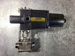 Swagelok SS-S65PS16 1″ 3-Piece Steam Service Ball Valve w/ Pneumatic Actuator