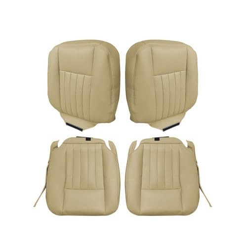 4pcs Front Bottom Top Seat Covers Tan Lincoln Navigator 05-06 Not for 03-04