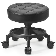 Low Rolling Stool Modern Round Roller Chair Universal Caster Wheels